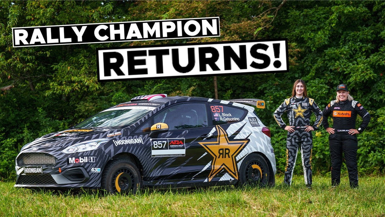 Lia Block 'Borrows' Her Mom's Racecar for a Stage Rally - No Pressure ...