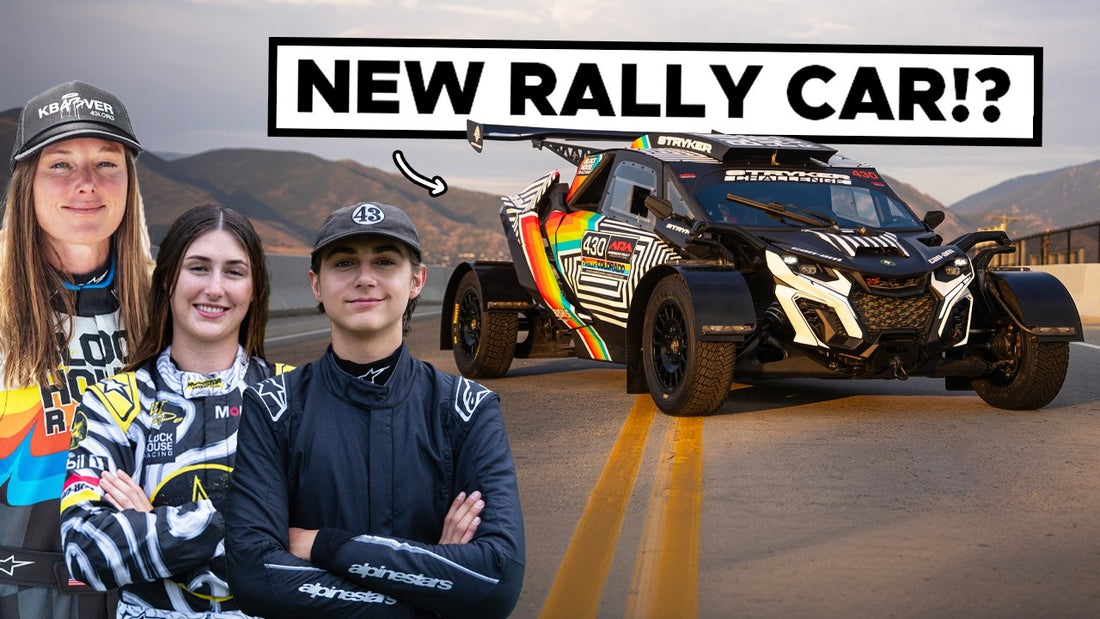 Three Block drivers at one rally… And Lucy’s got a NEW rally car!