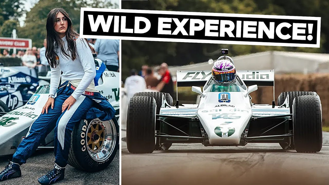 Lia Block Drives her FIRST Ever Formula 1 car - at Goodwood Festival of Speed!