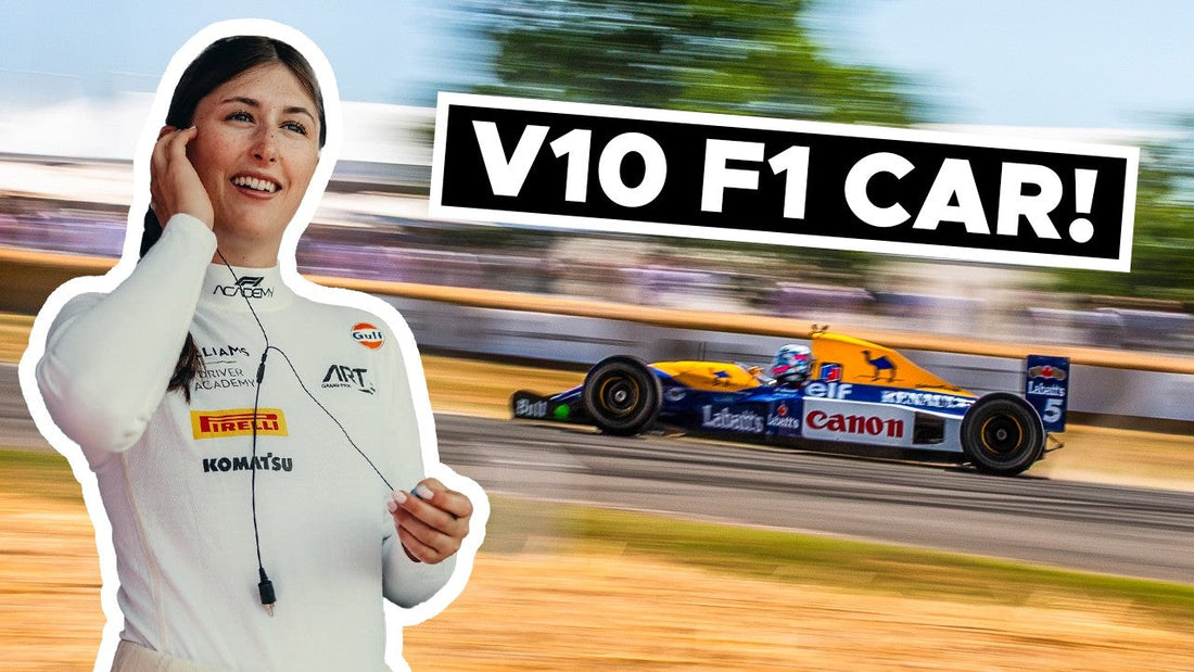Lia Block Drives a LEGENDARY Racecar at Goodwood Festival of Speed!