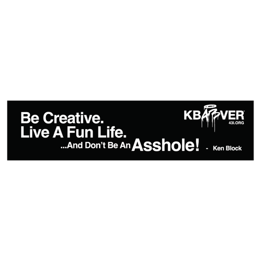LIVE LIFE BUMPER STICKER
